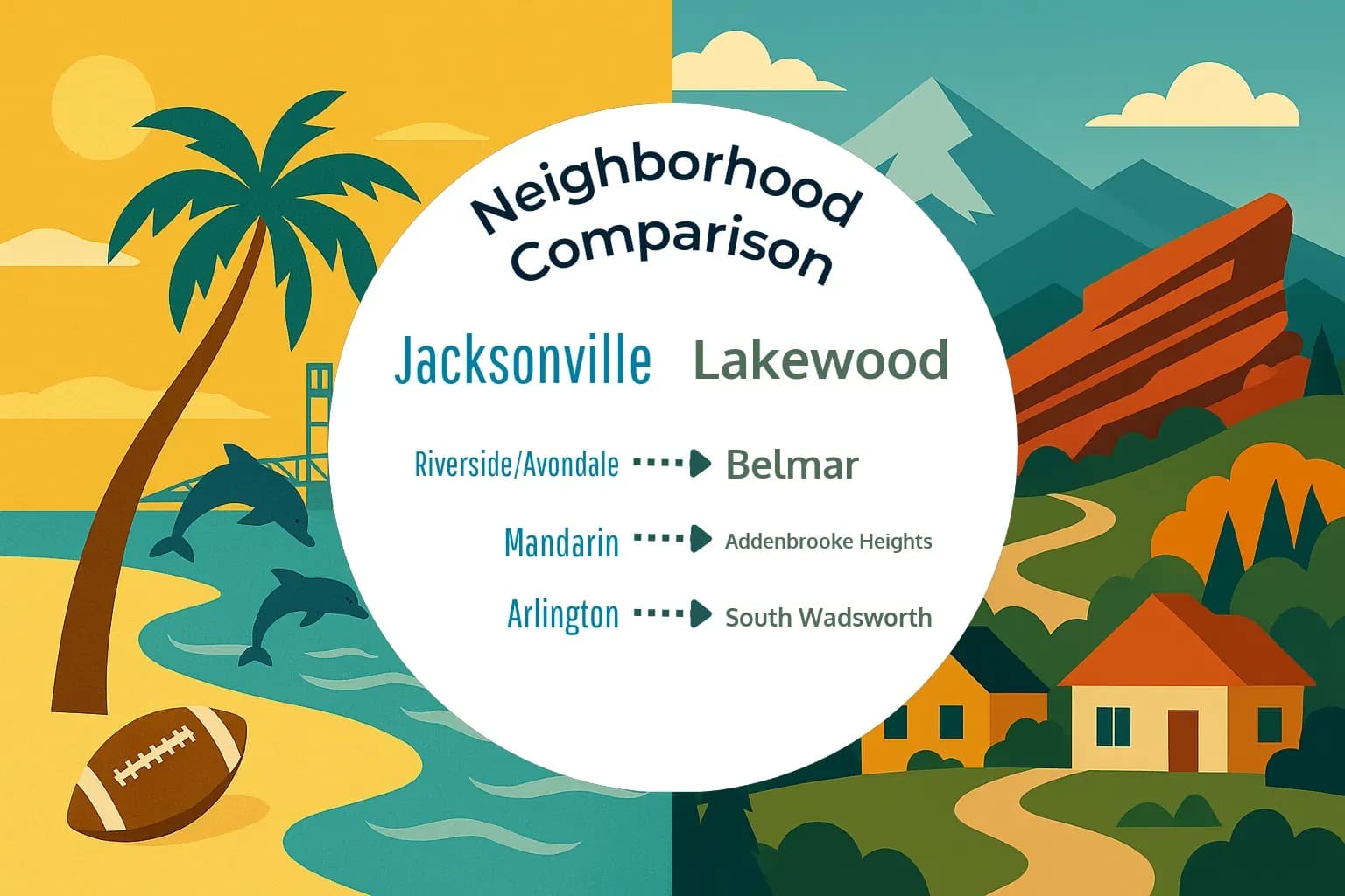 Jacksonville vs Lakewood Neighborhood Comparison