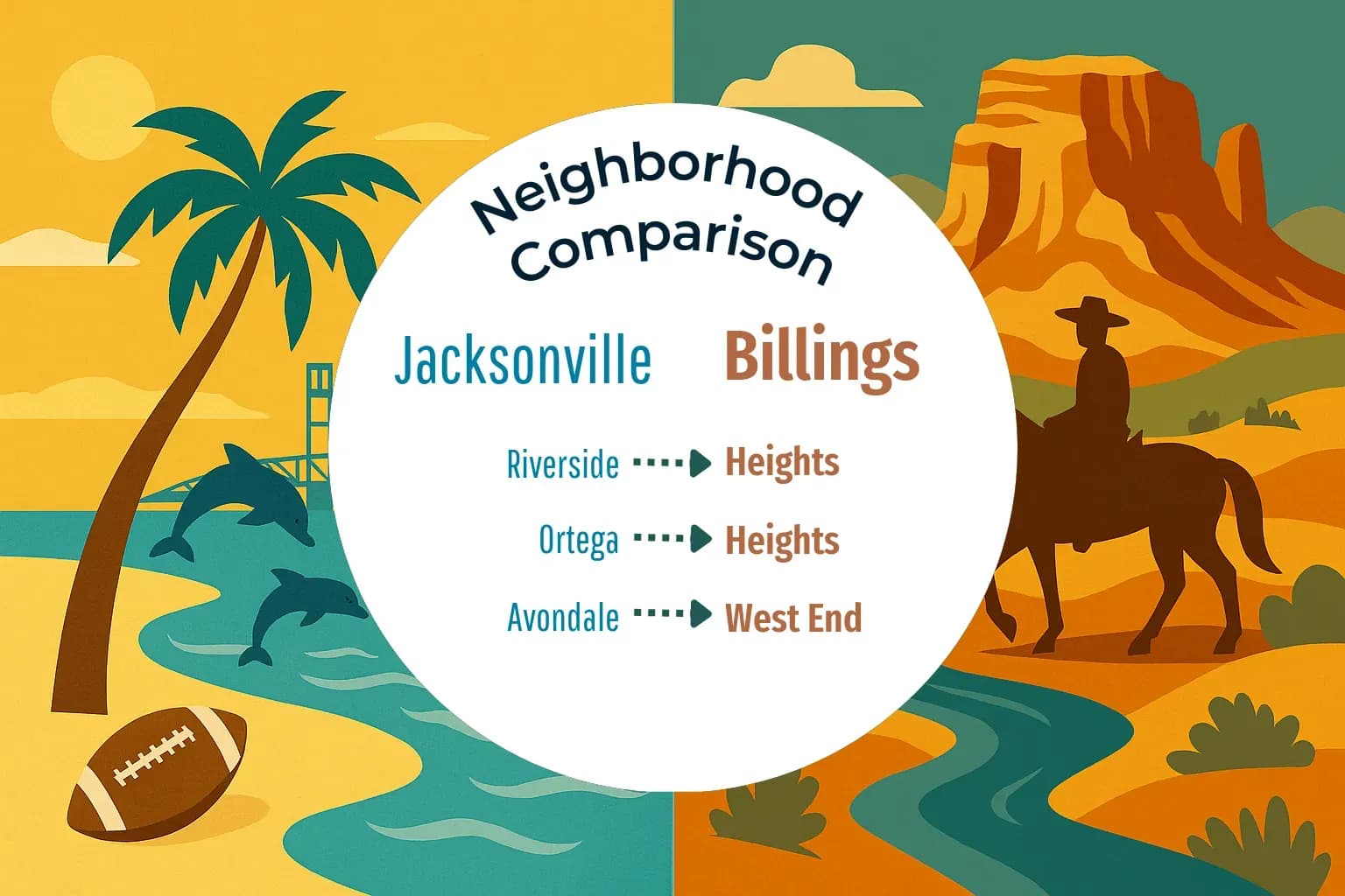 Jacksonville vs Billings Neighborhood Comparison