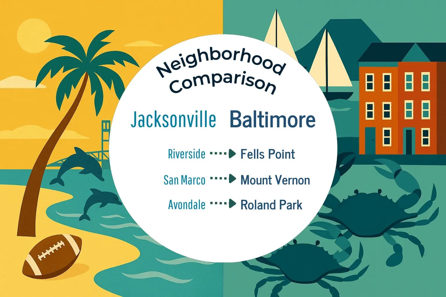Jacksonville vs Baltimore Neighborhood Comparison