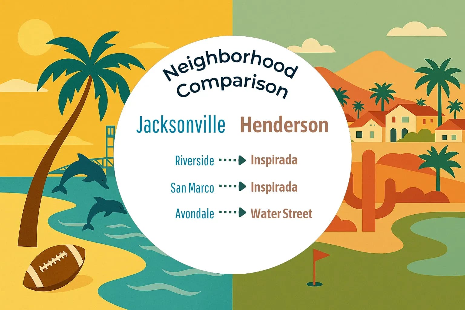 Jacksonville vs Henderson Neighborhood Comparison