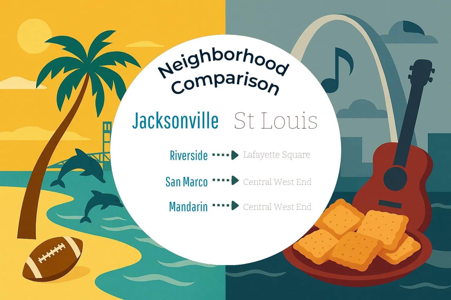 Jacksonville vs St. Louis Neighborhood Comparison