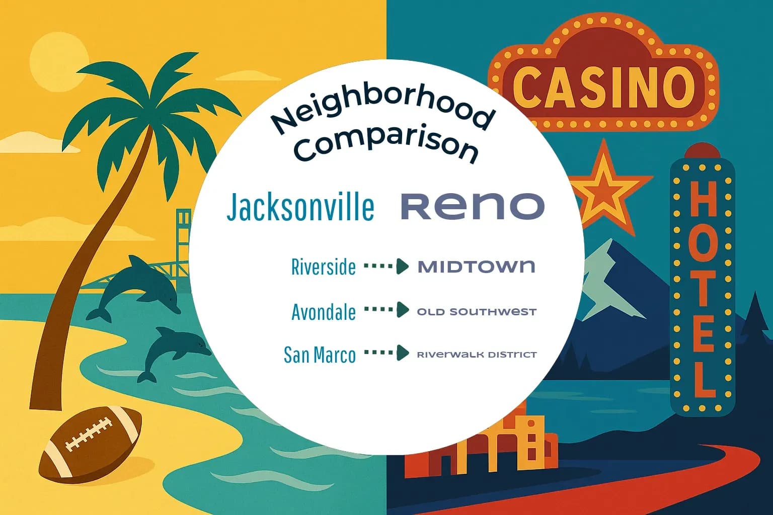Jacksonville vs Reno Neighborhood Comparison