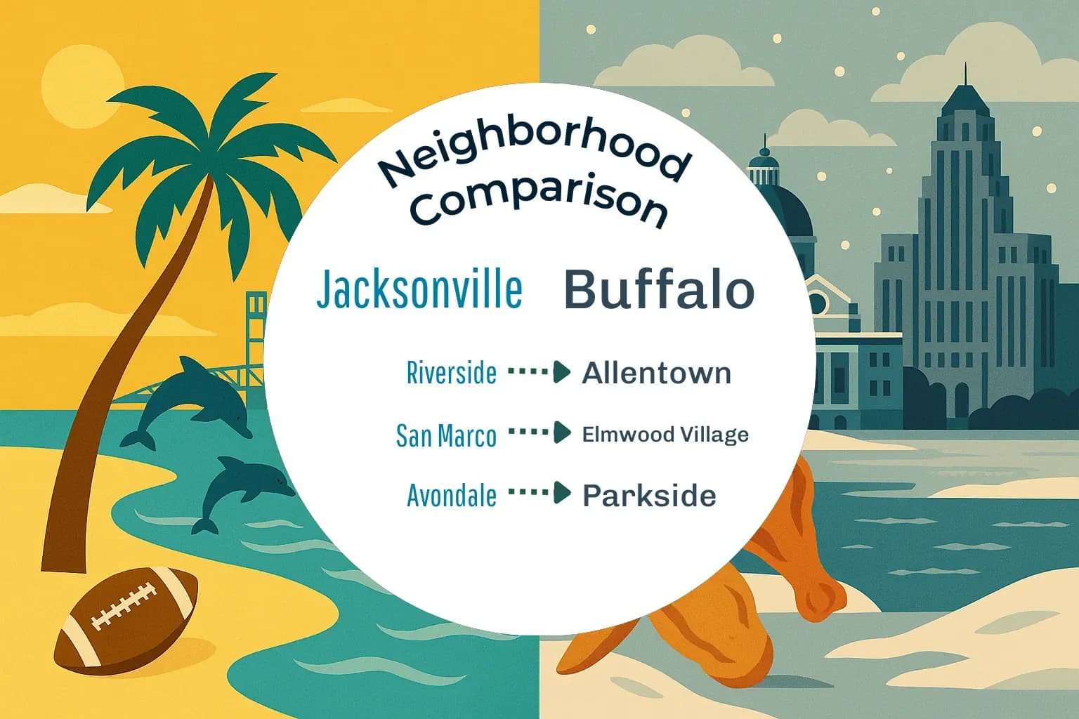 Jacksonville vs Buffalo Neighborhood Comparison