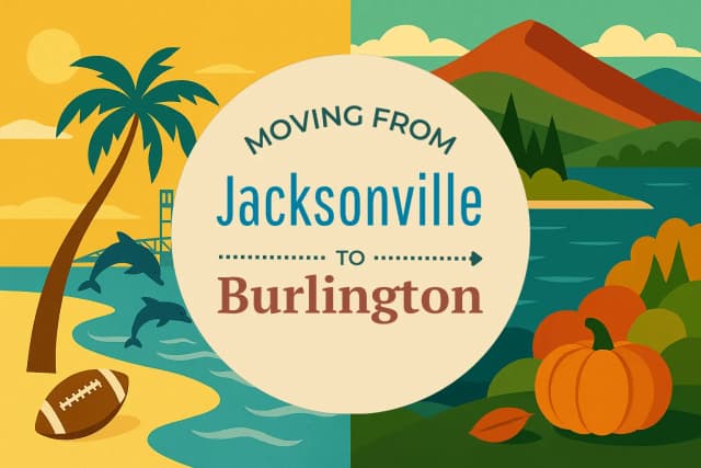 Moving from Jacksonville to Burlington