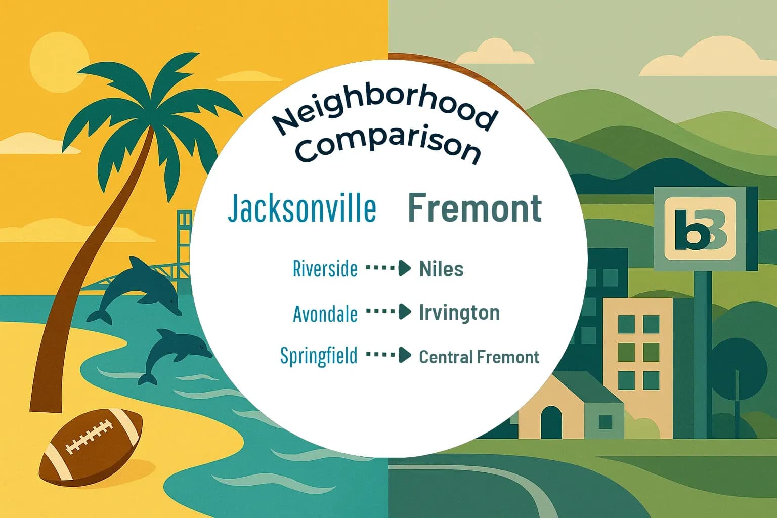 Jacksonville vs Fremont Neighborhood Comparison