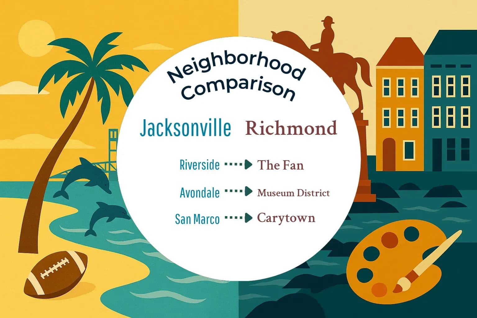 Jacksonville vs Richmond Neighborhood Comparison