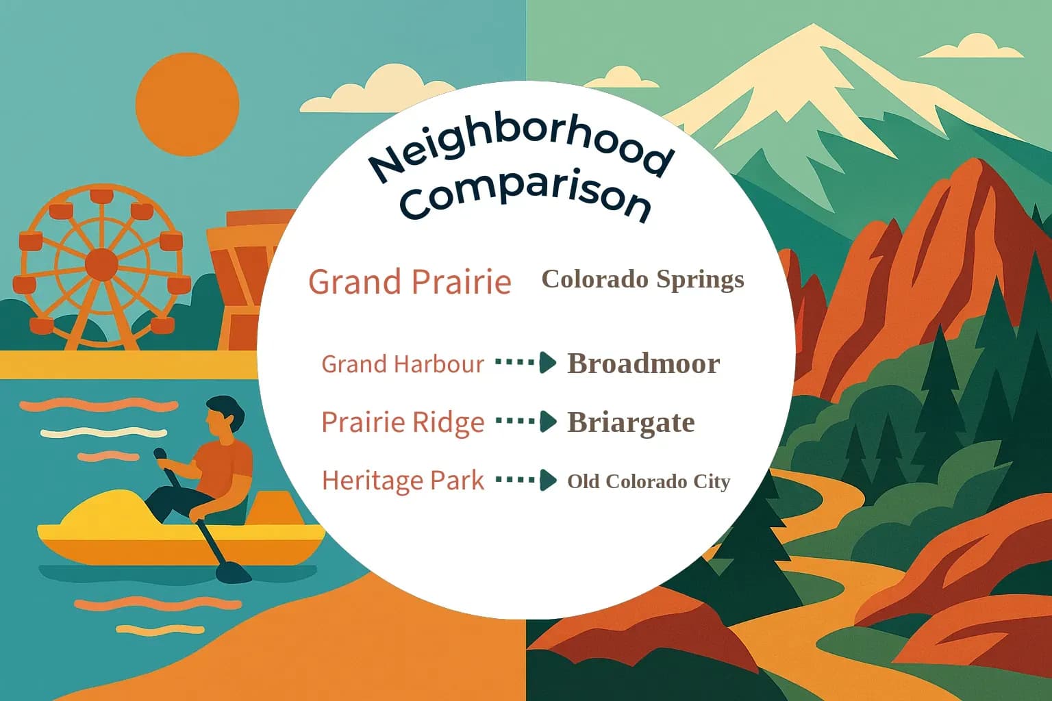 Grand Prairie vs Colorado Springs Neighborhood Comparison