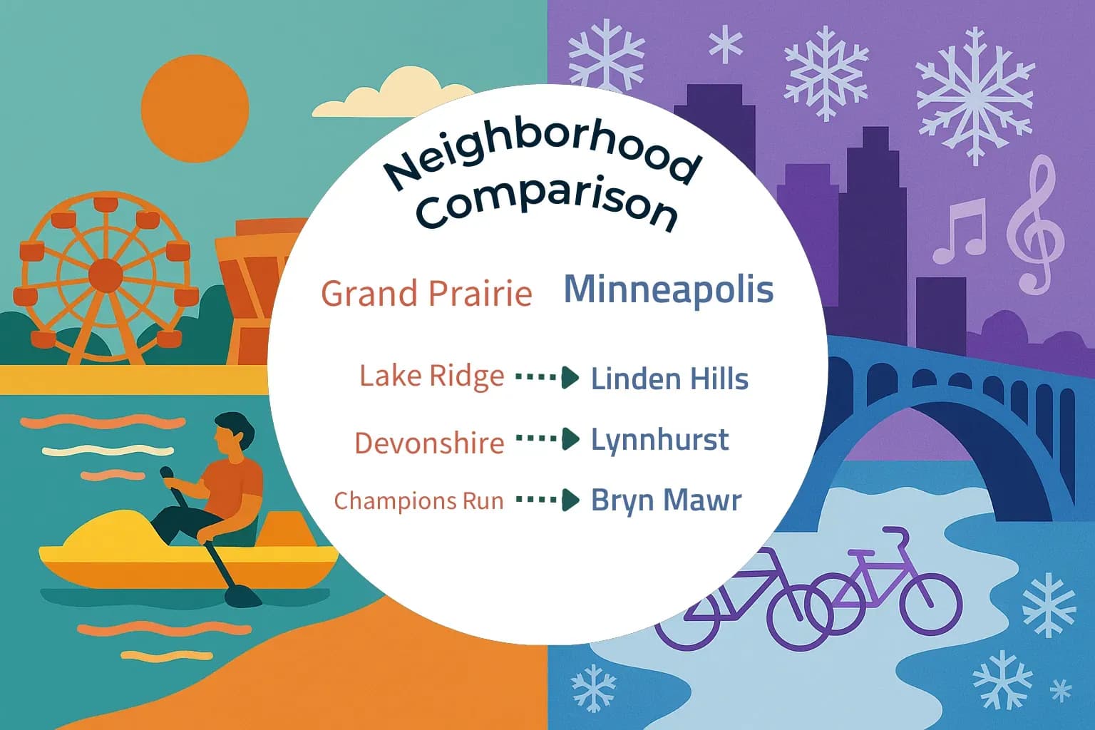 Grand Prairie vs Minneapolis Neighborhood Comparison