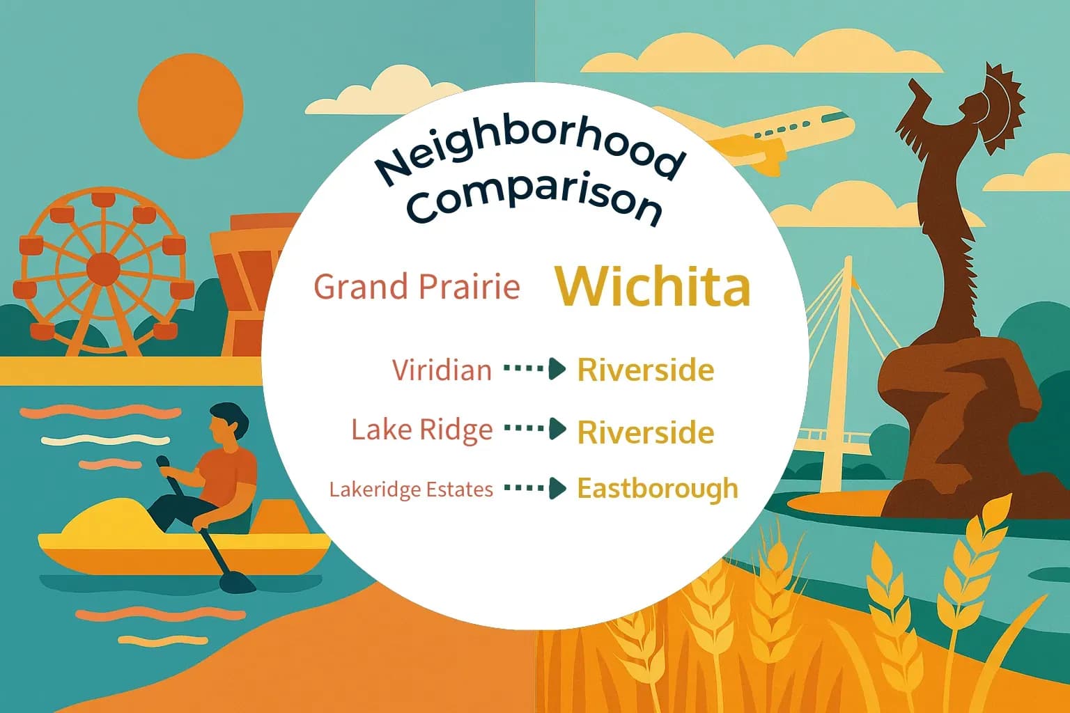 Grand Prairie vs Wichita Neighborhood Comparison