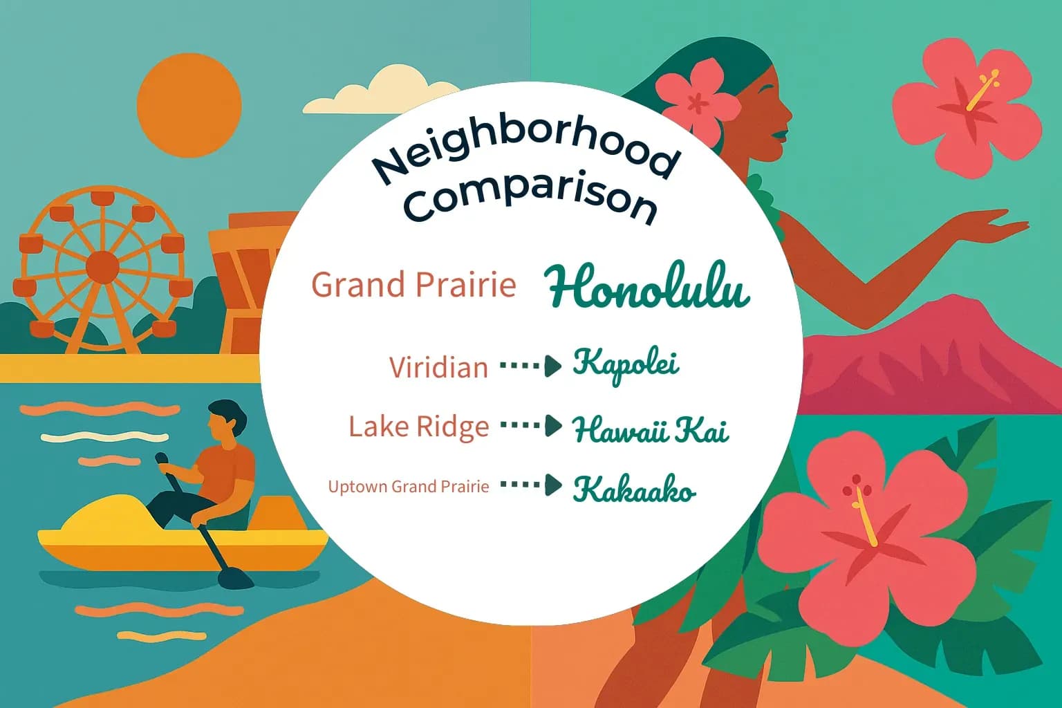 Grand Prairie vs Honolulu Neighborhood Comparison