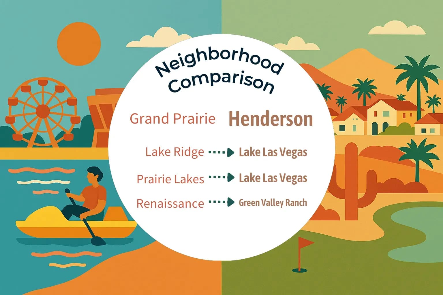 Grand Prairie vs Henderson Neighborhood Comparison