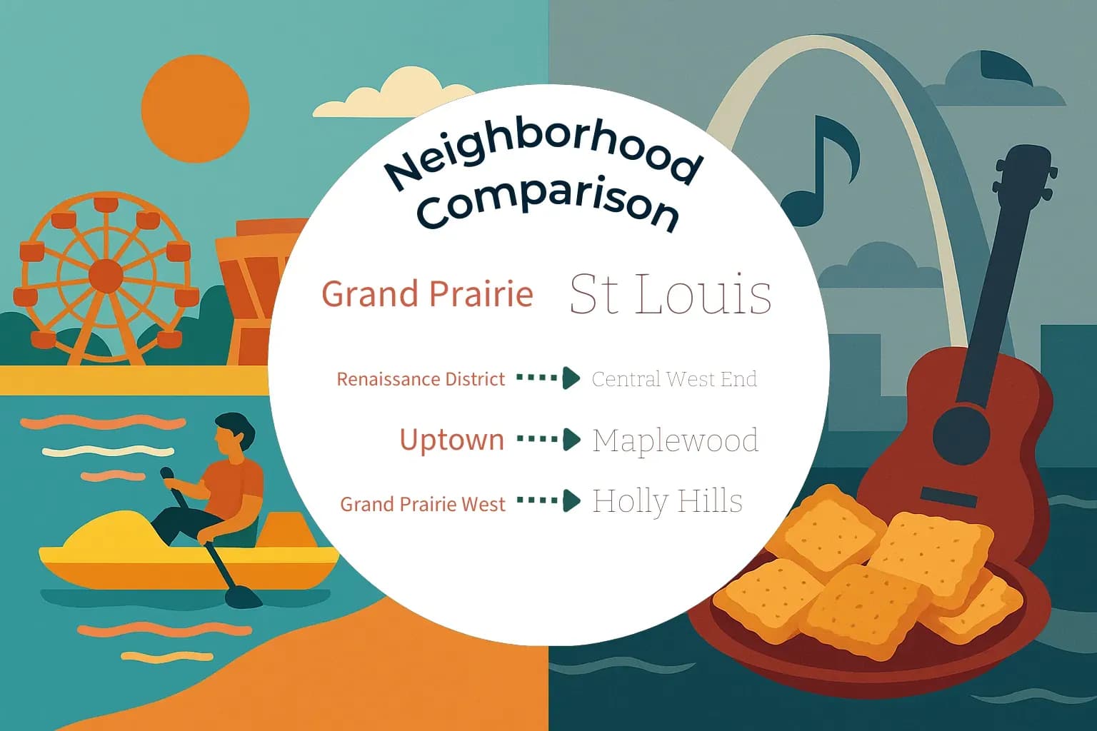 Grand Prairie vs St. Louis Neighborhood Comparison