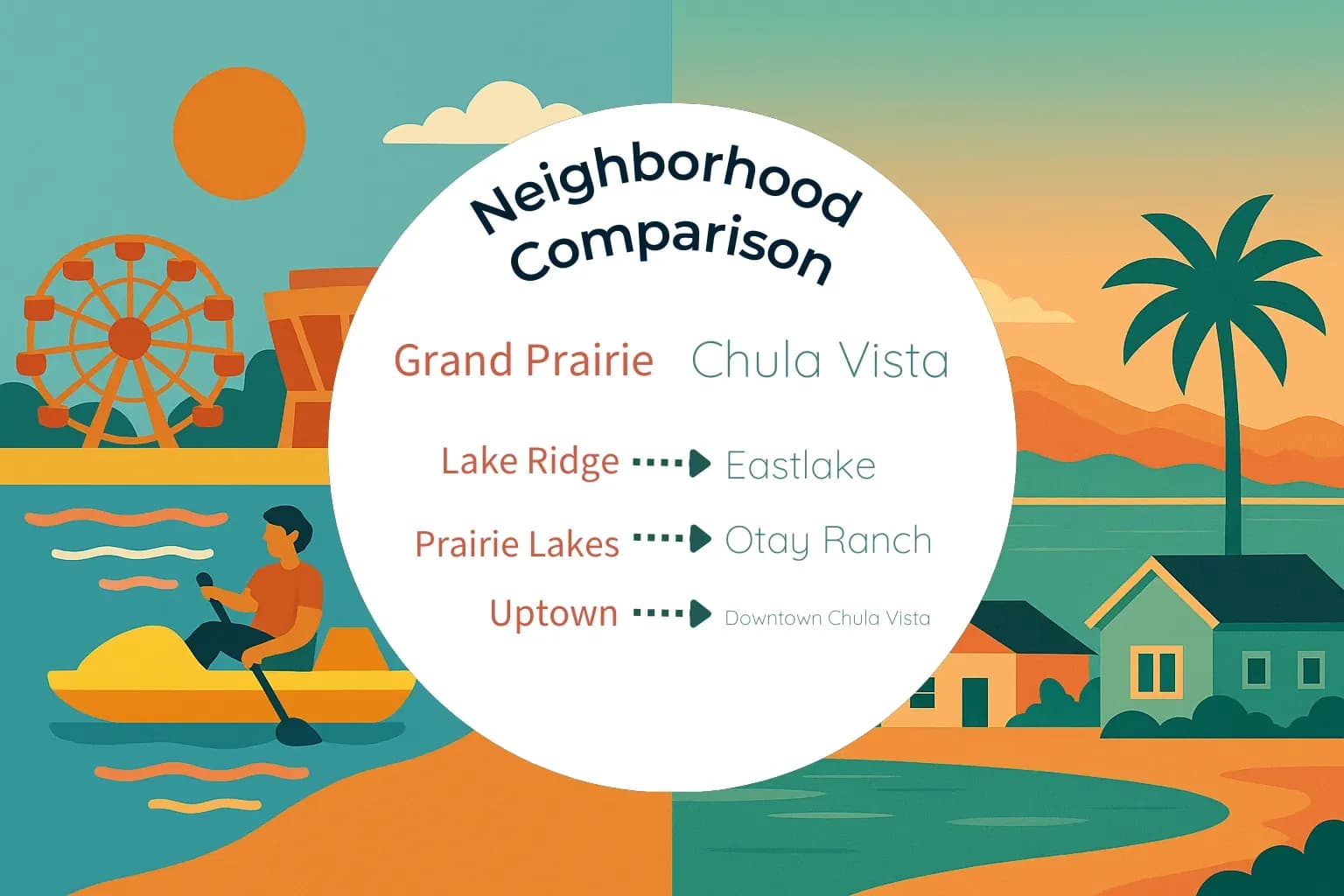 Grand Prairie vs Chula Vista Neighborhood Comparison