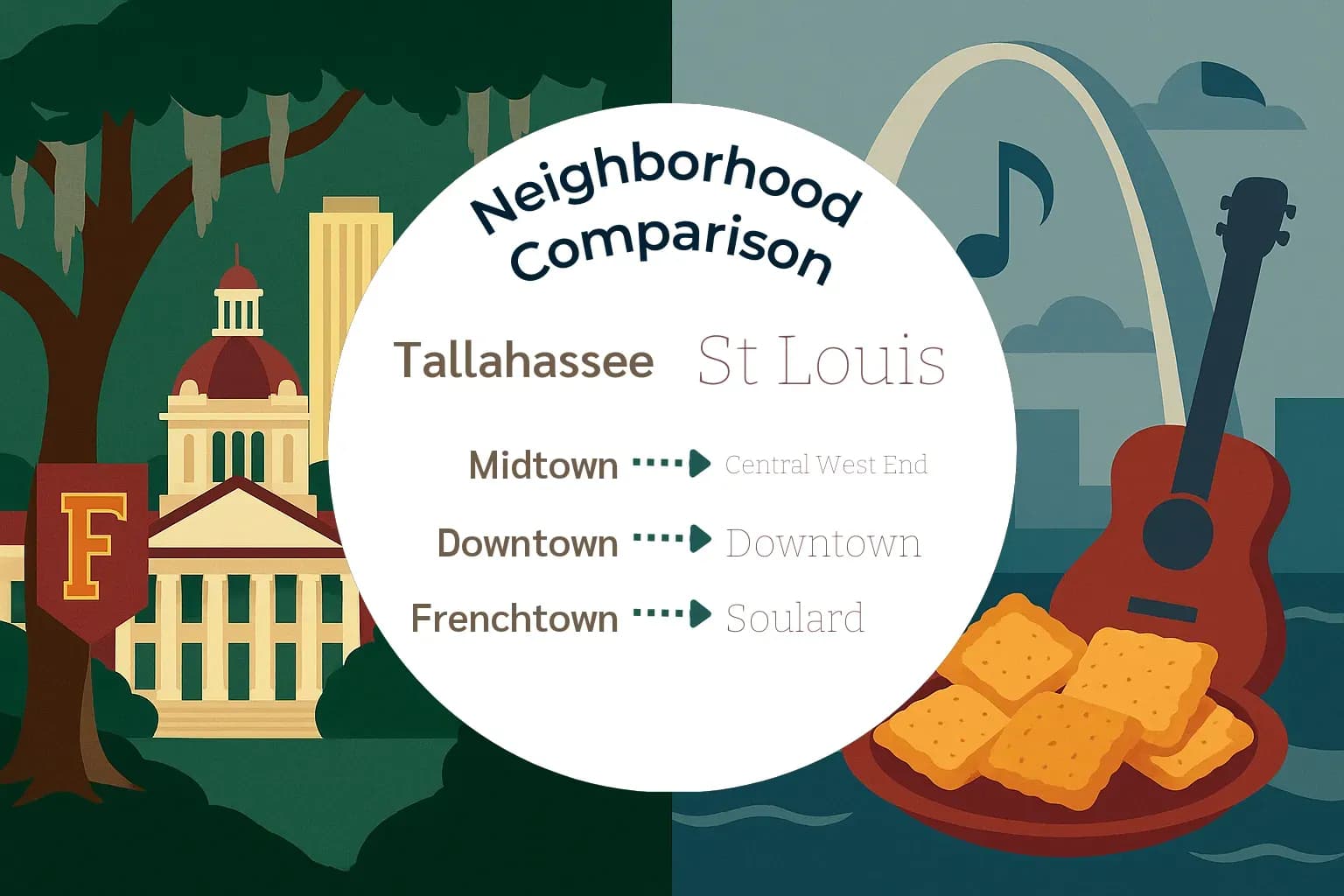 Tallahassee vs St. Louis Neighborhood Comparison