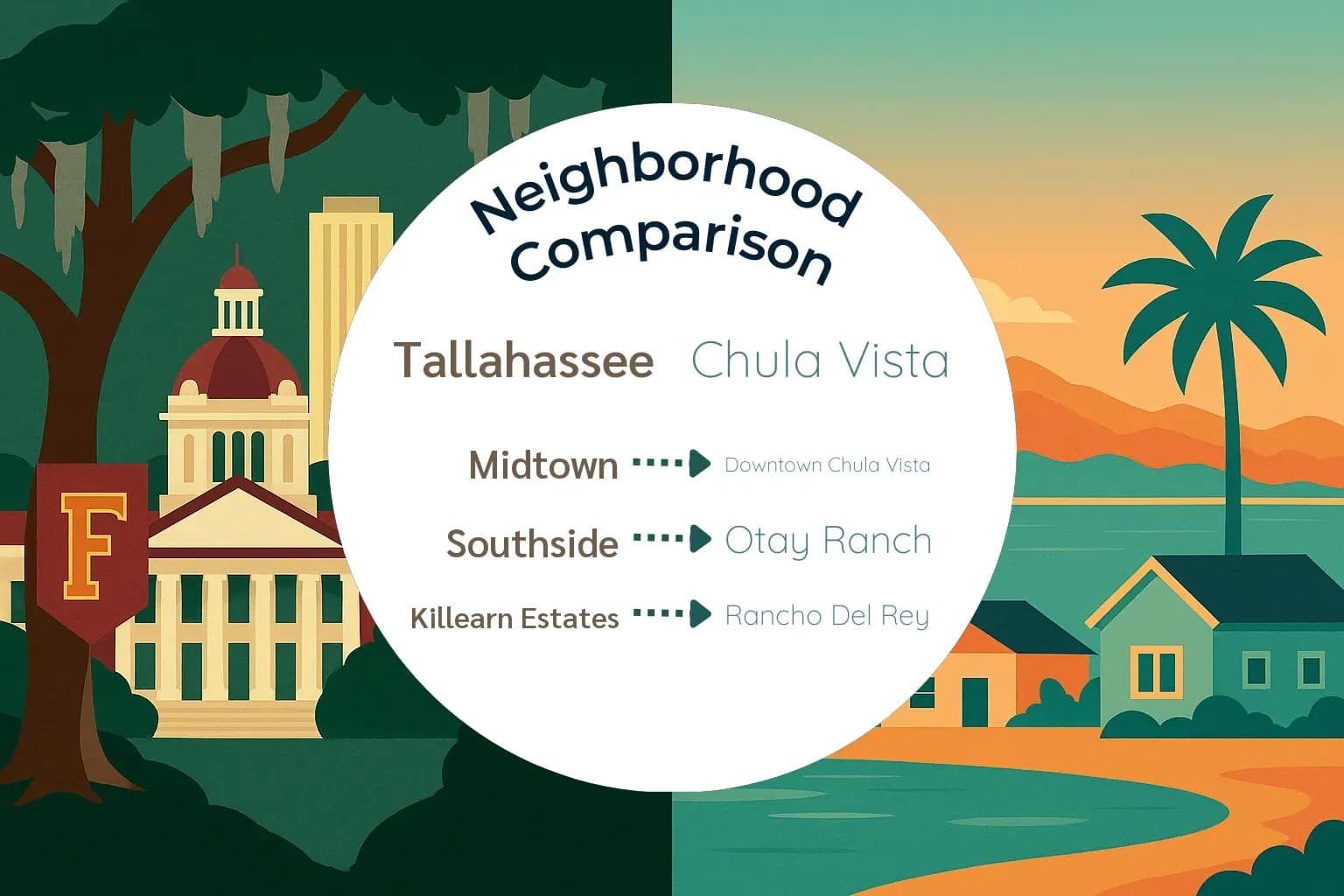 Tallahassee vs Chula Vista Neighborhood Comparison