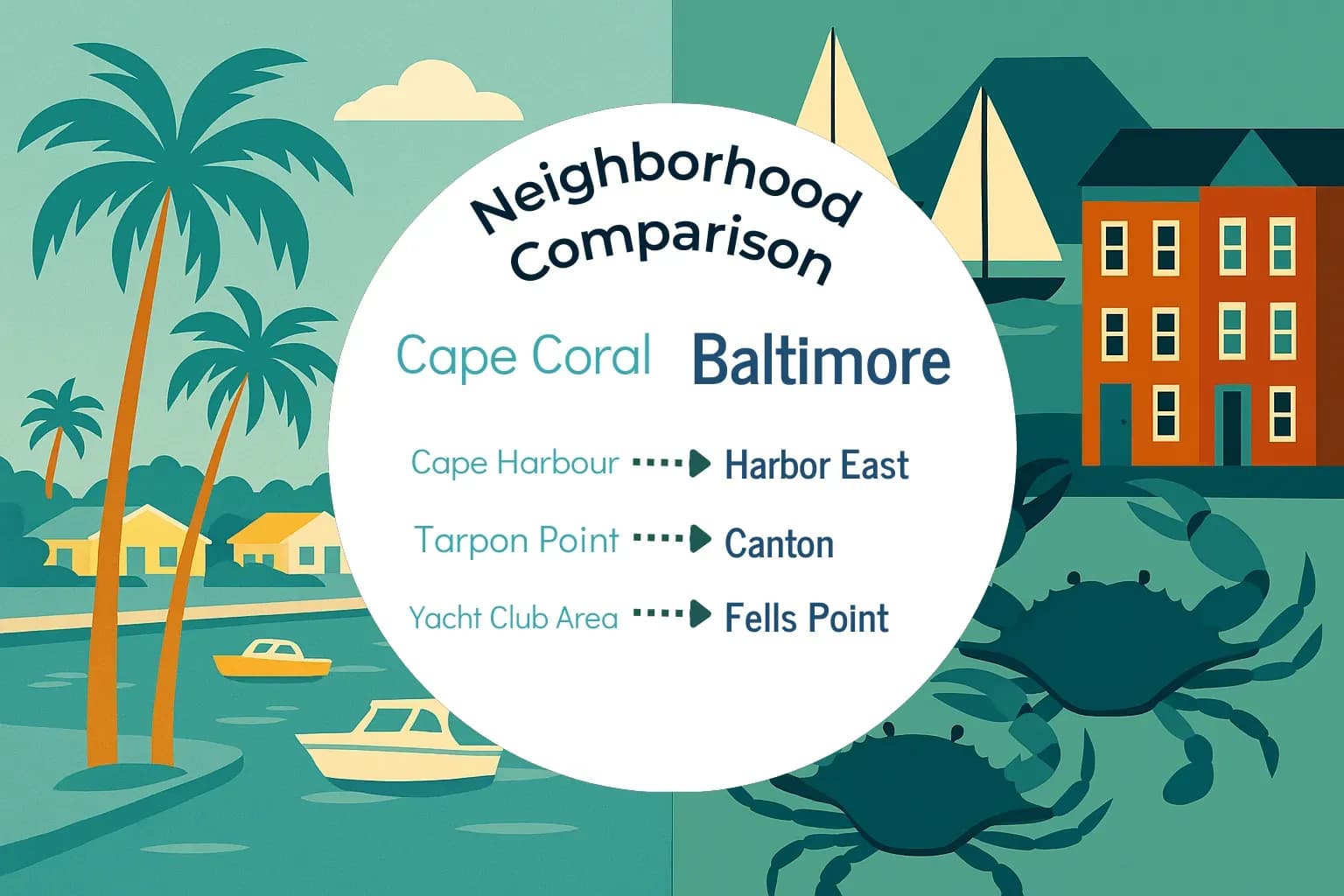 Cape Coral vs Baltimore Neighborhood Comparison