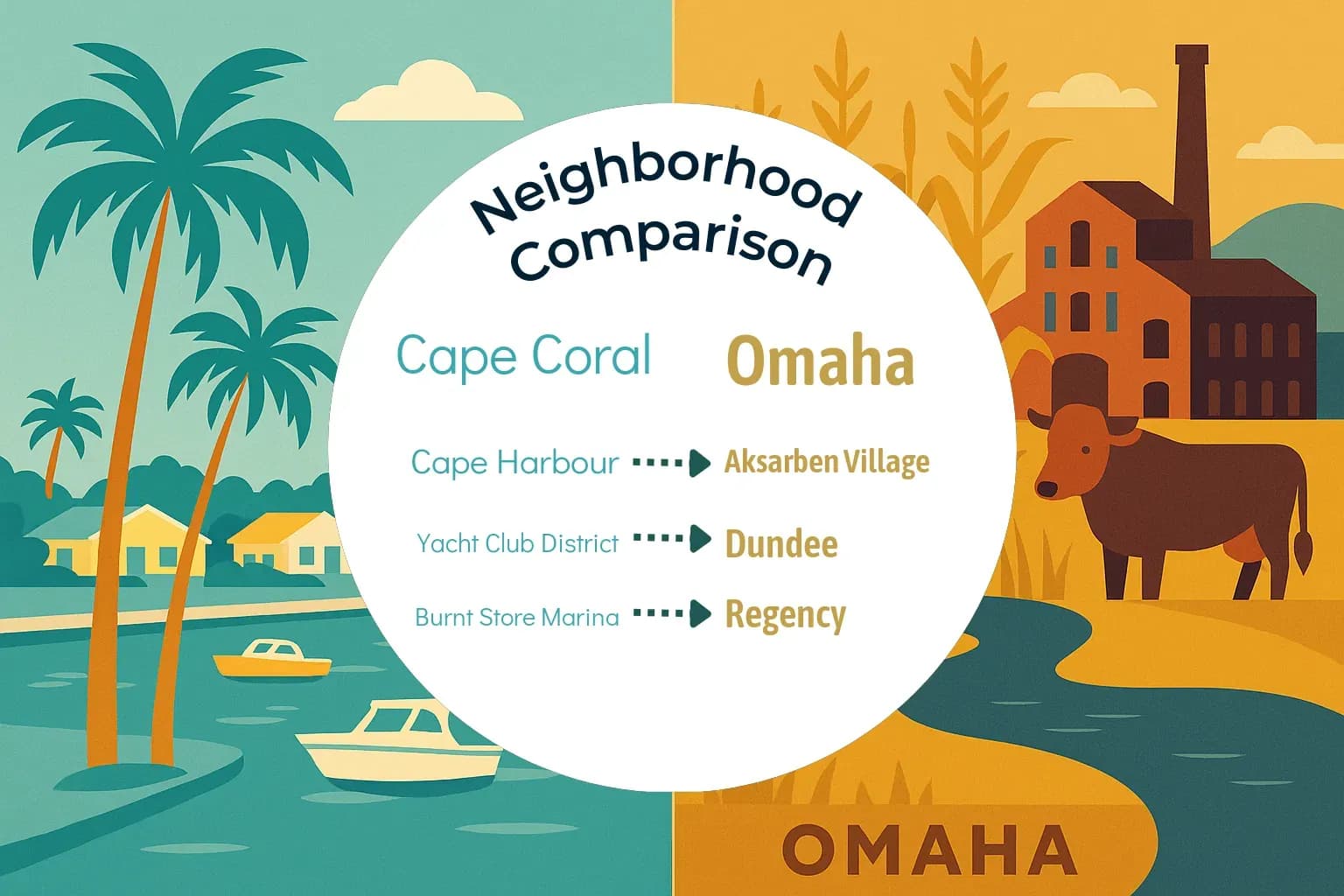 Cape Coral vs Omaha Neighborhood Comparison