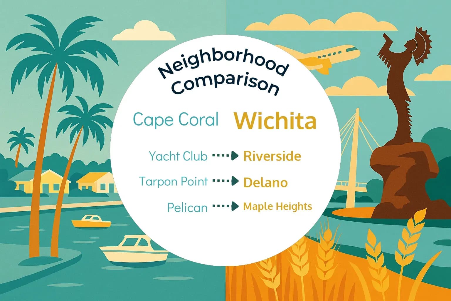Cape Coral vs Wichita Neighborhood Comparison