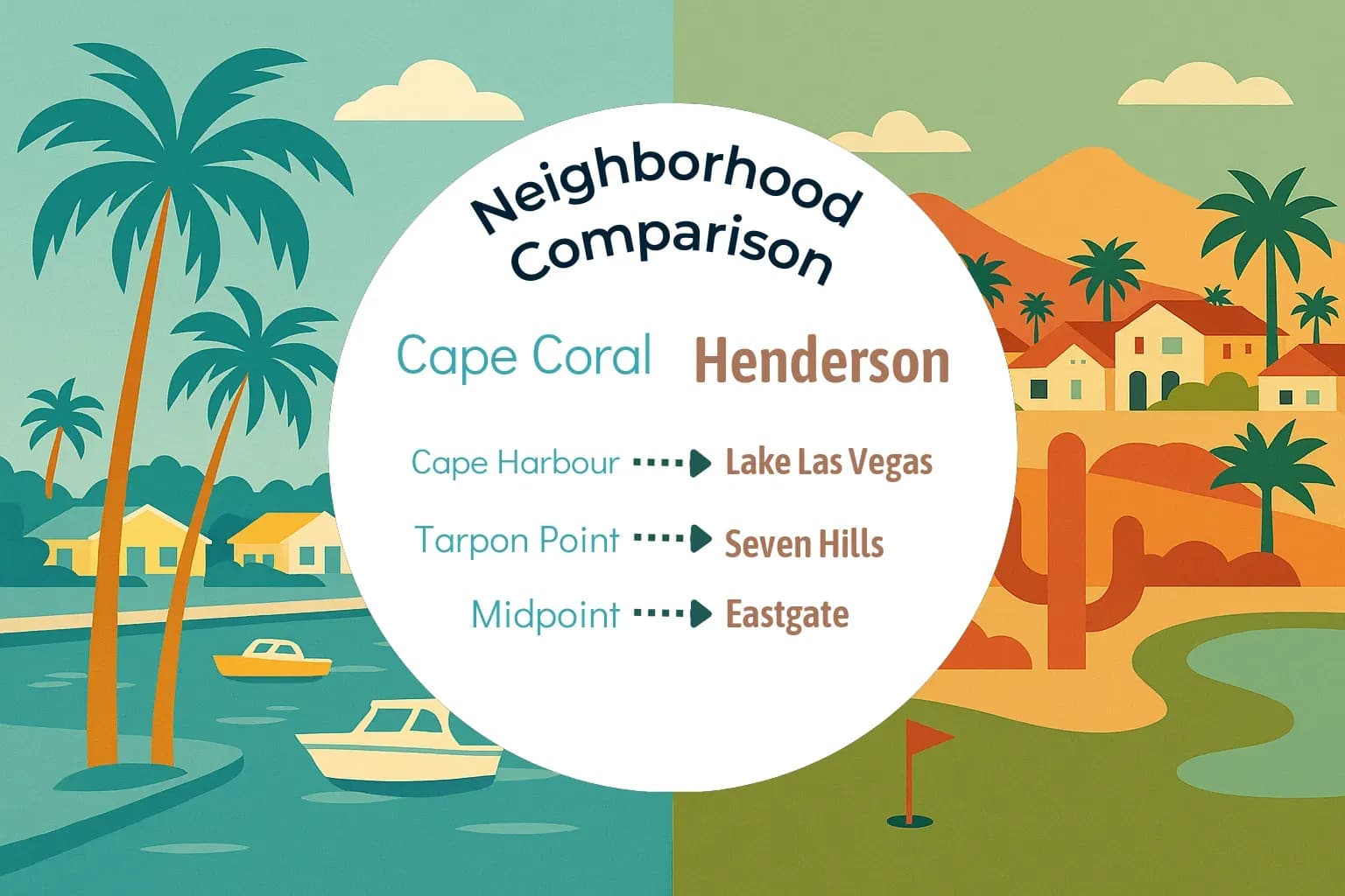 Cape Coral vs Henderson Neighborhood Comparison