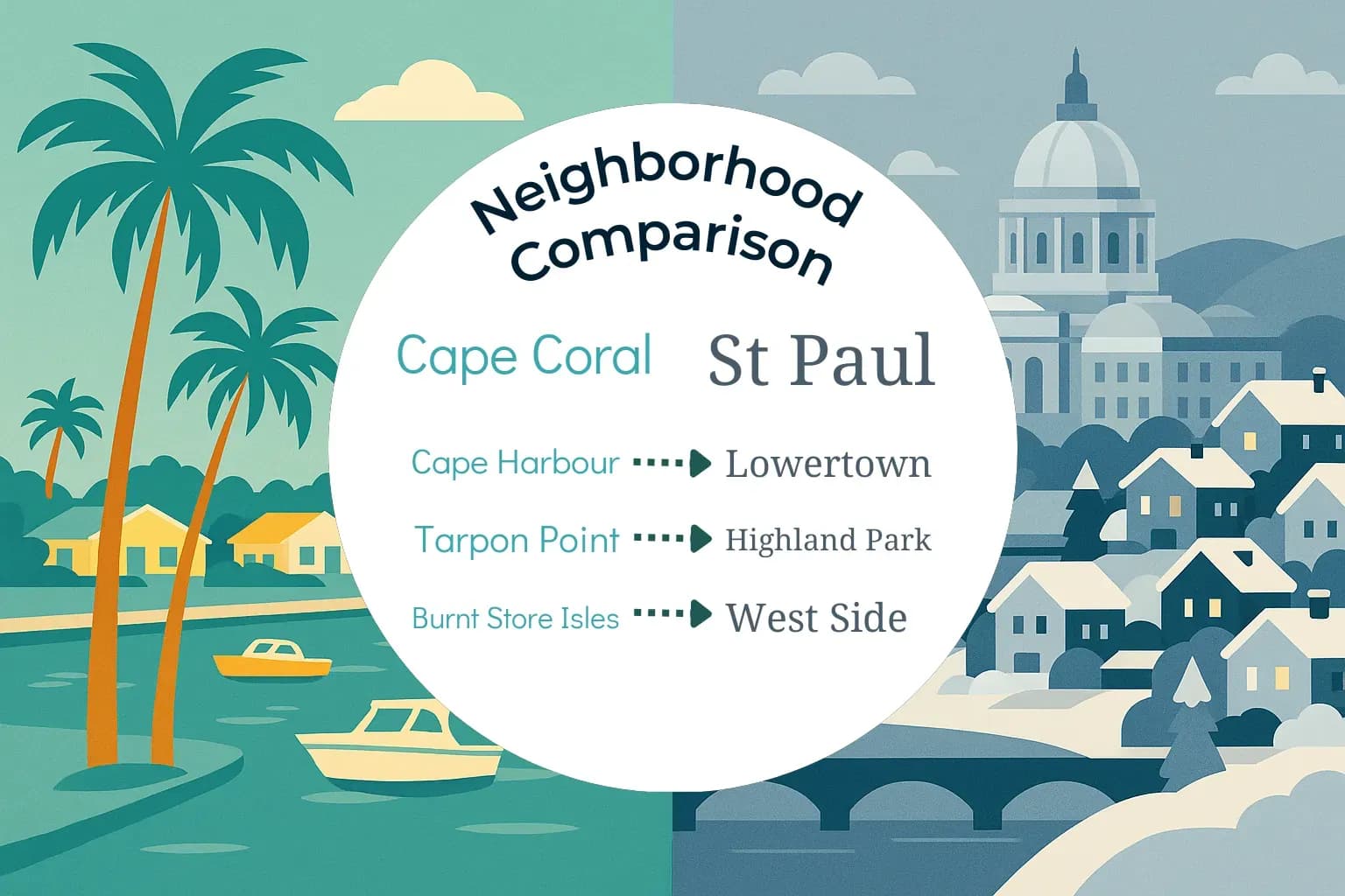 Cape Coral vs St. Paul Neighborhood Comparison