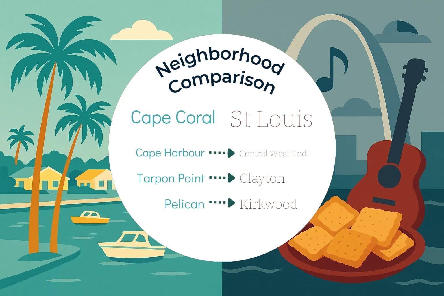 Cape Coral vs St. Louis Neighborhood Comparison