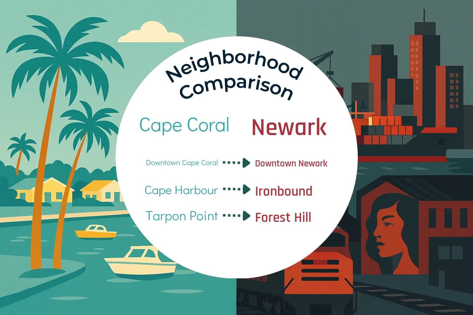Cape Coral vs Newark Neighborhood Comparison