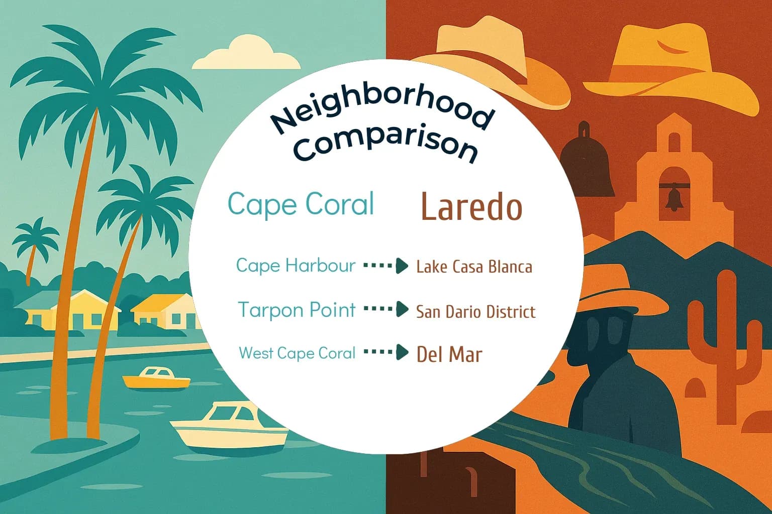 Cape Coral vs Laredo Neighborhood Comparison