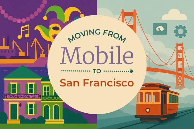 Moving from Mobile to San Francisco