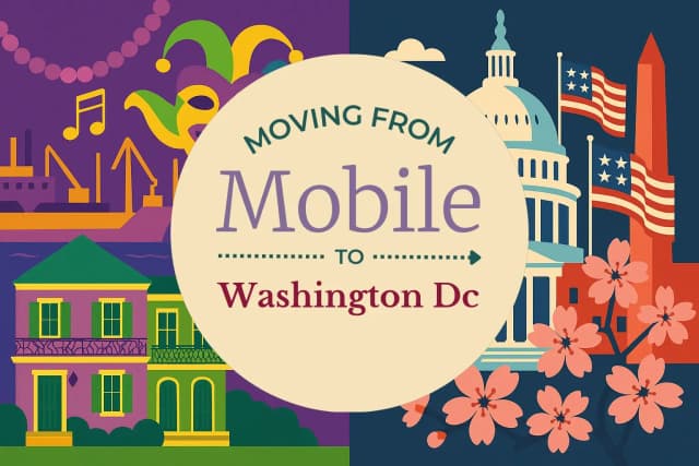 Moving from Mobile to Washington DC
