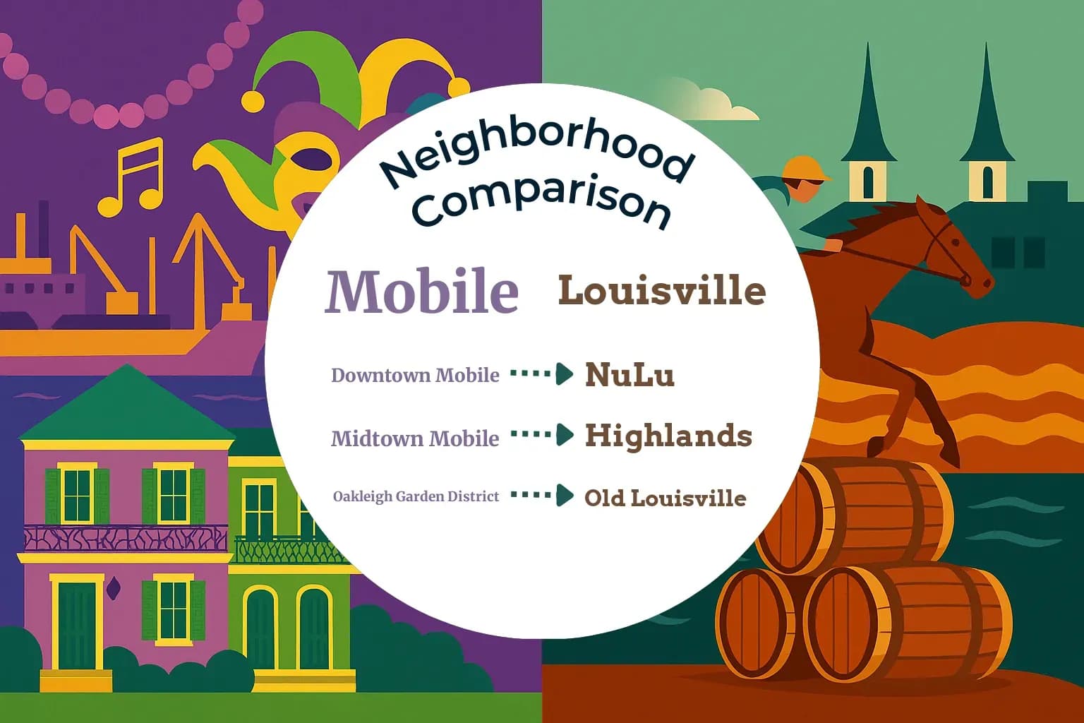 Mobile vs Louisville Neighborhood Comparison