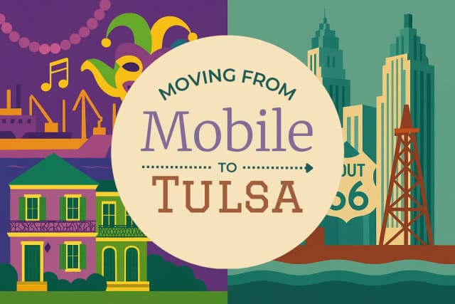 Moving from Mobile to Tulsa