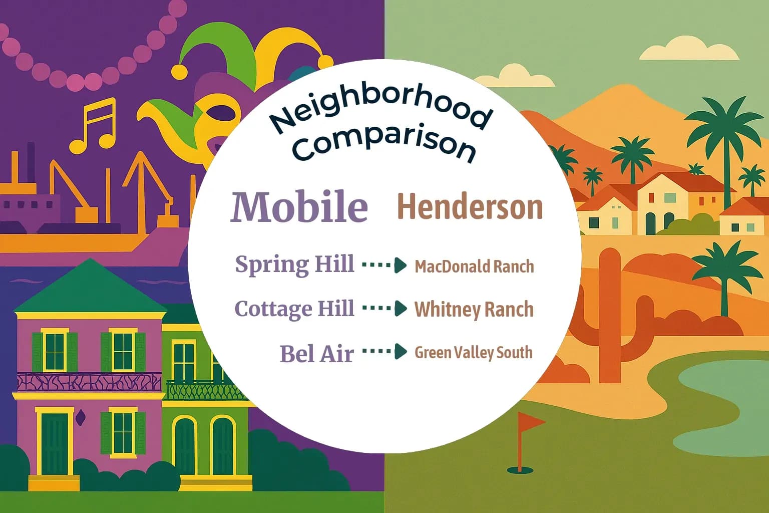 Mobile vs Henderson Neighborhood Comparison