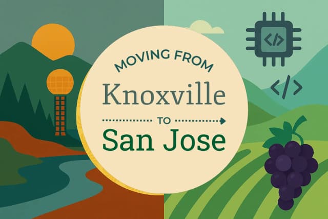 Moving from Knoxville to San Jose
