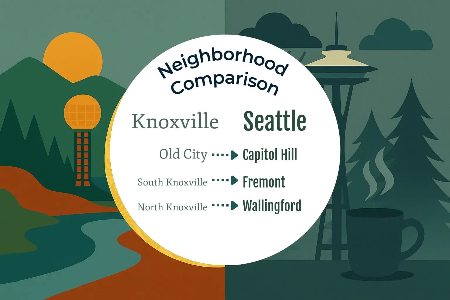 Knoxville vs Seattle Neighborhood Comparison