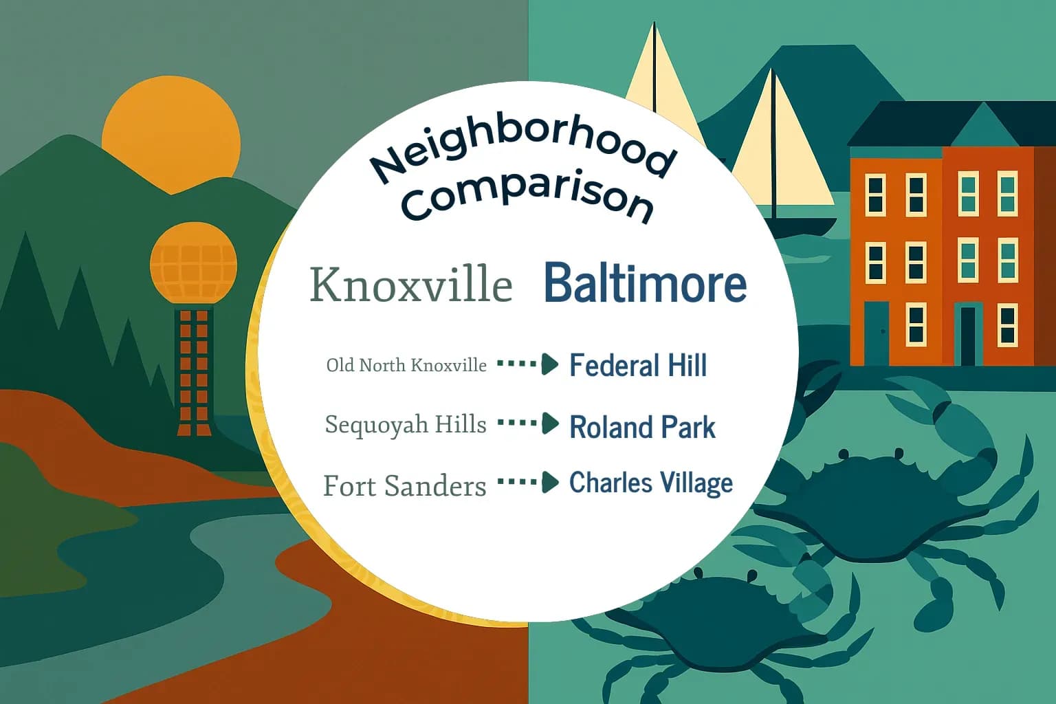 Knoxville vs Baltimore Neighborhood Comparison
