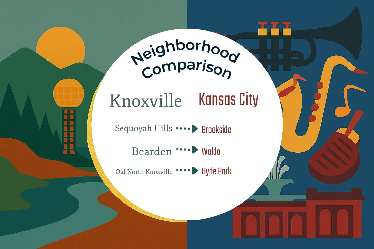 Knoxville vs Kansas City Neighborhood Comparison