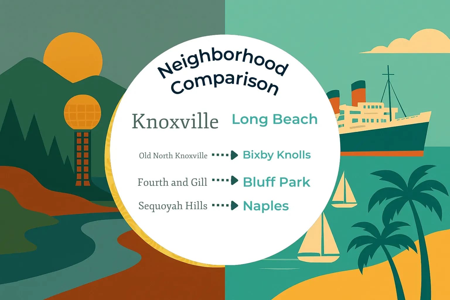 Knoxville vs Long Beach Neighborhood Comparison