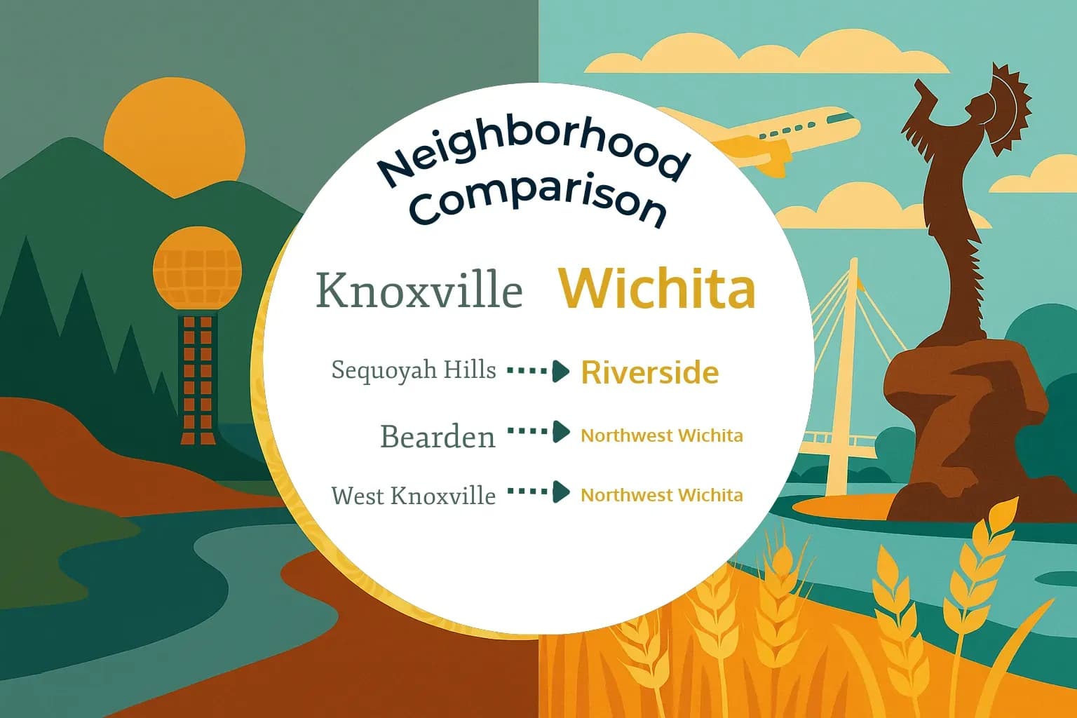 Knoxville vs Wichita Neighborhood Comparison