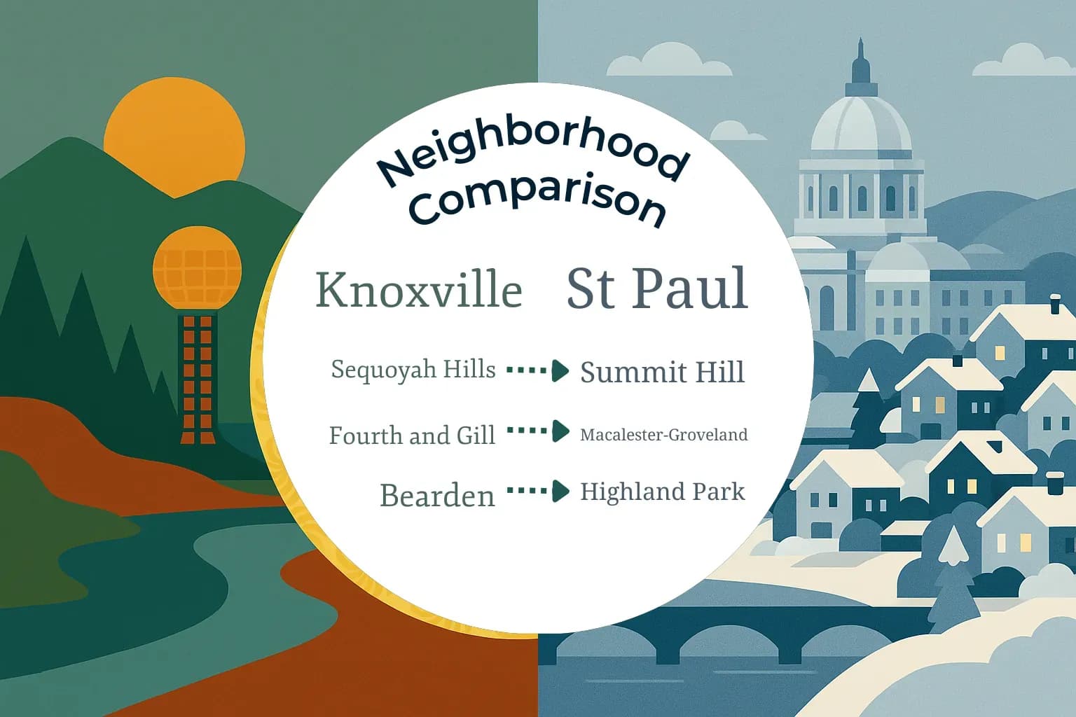 Knoxville vs St. Paul Neighborhood Comparison