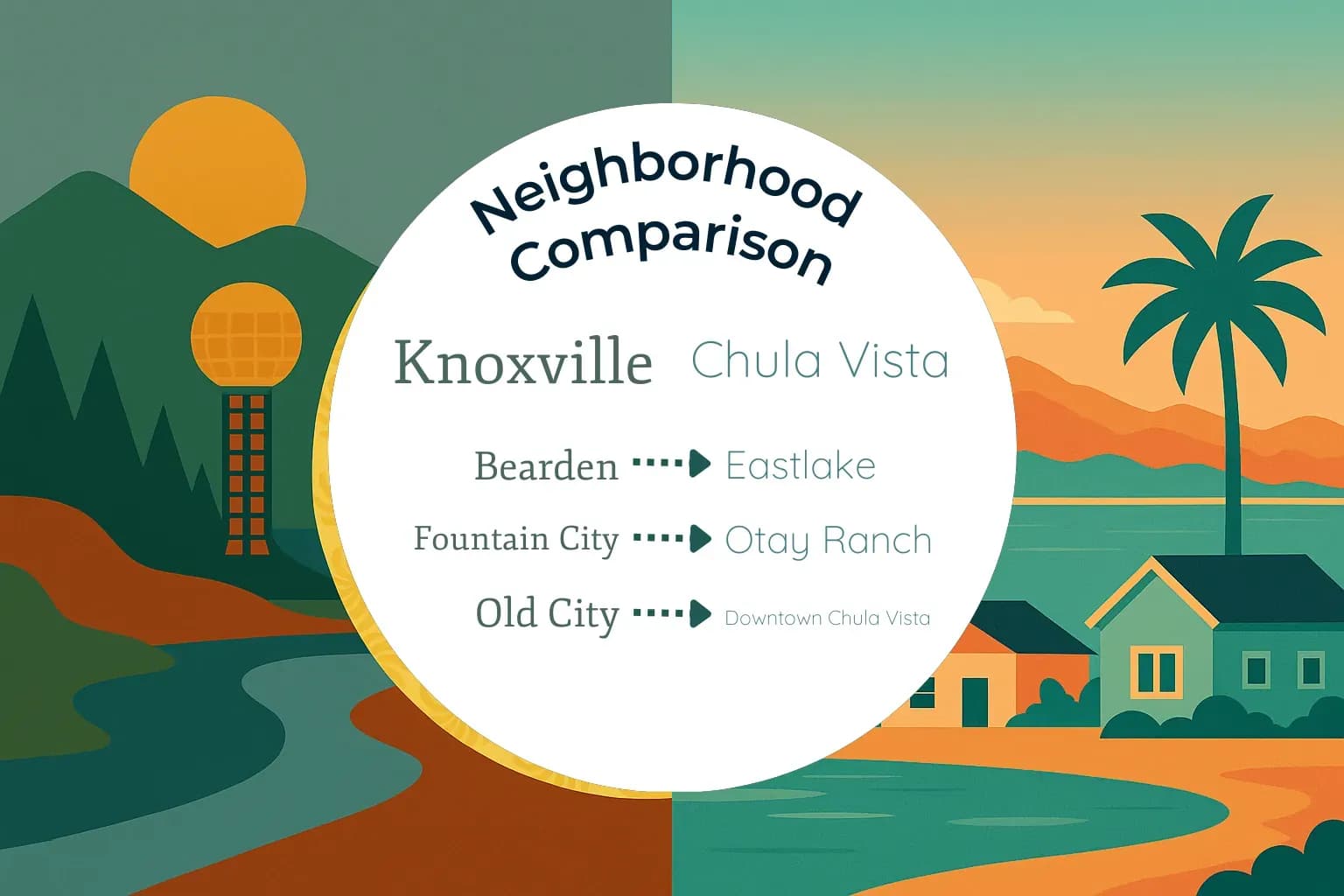 Knoxville vs Chula Vista Neighborhood Comparison