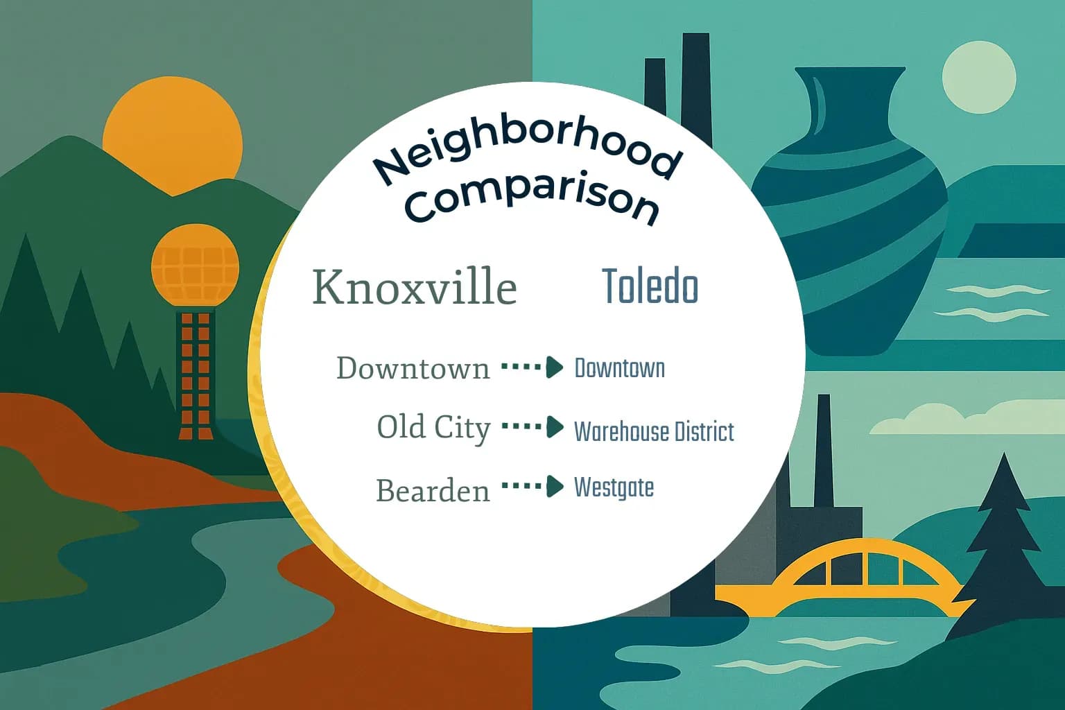 Knoxville vs Toledo Neighborhood Comparison