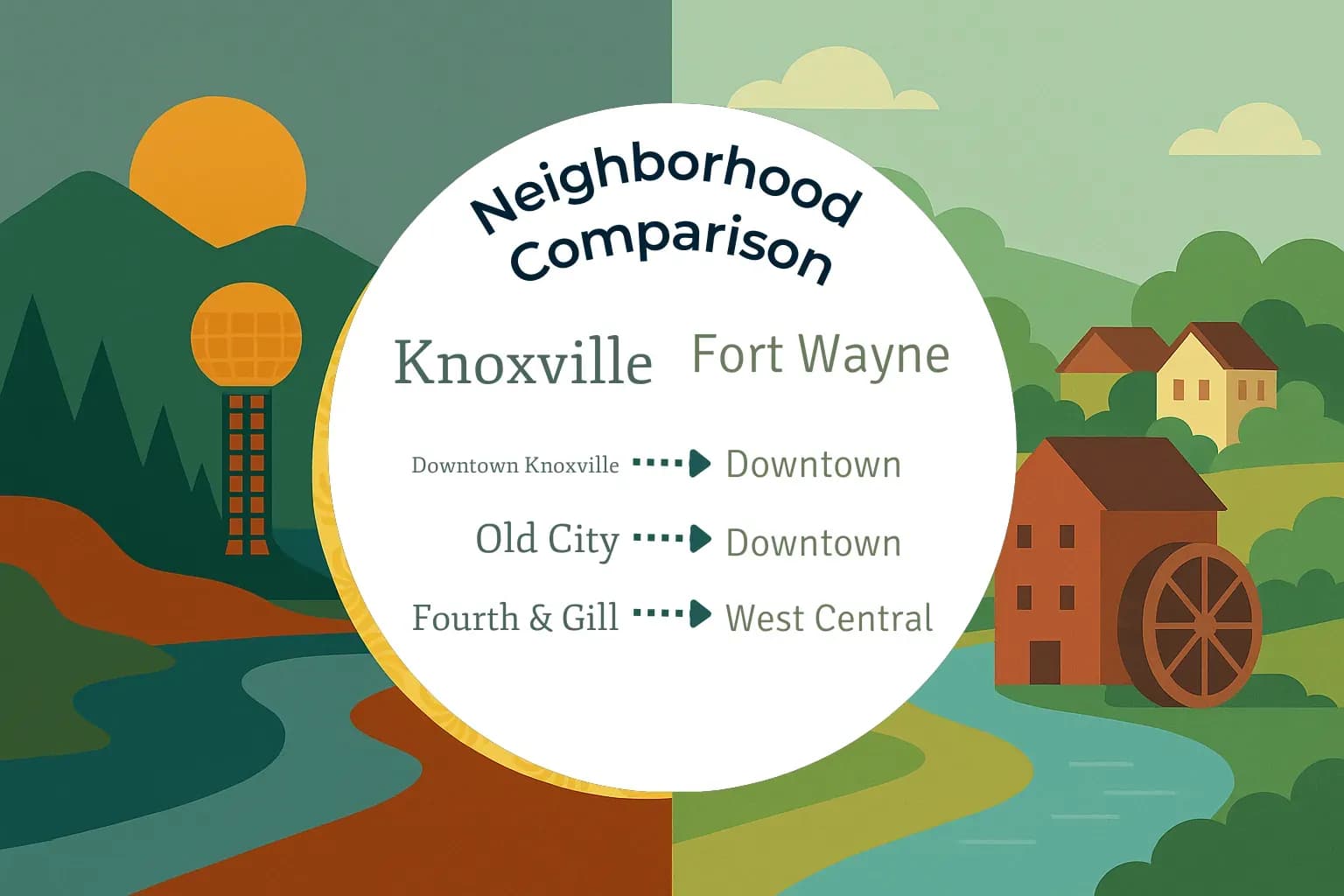 Knoxville vs Fort Wayne Neighborhood Comparison