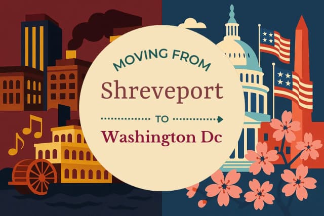 Moving from Shreveport to Washington DC