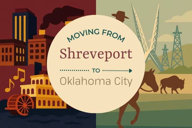 Moving from Shreveport to Oklahoma City