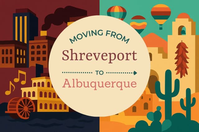Moving from Shreveport to Albuquerque