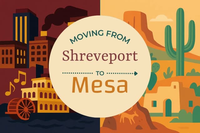 Moving from Shreveport to Mesa