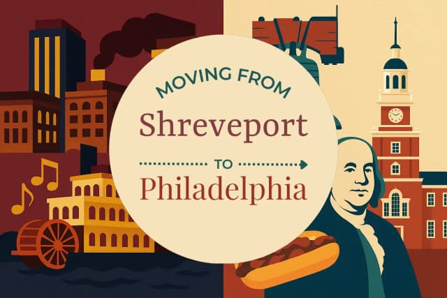 Moving from Shreveport to Philadelphia