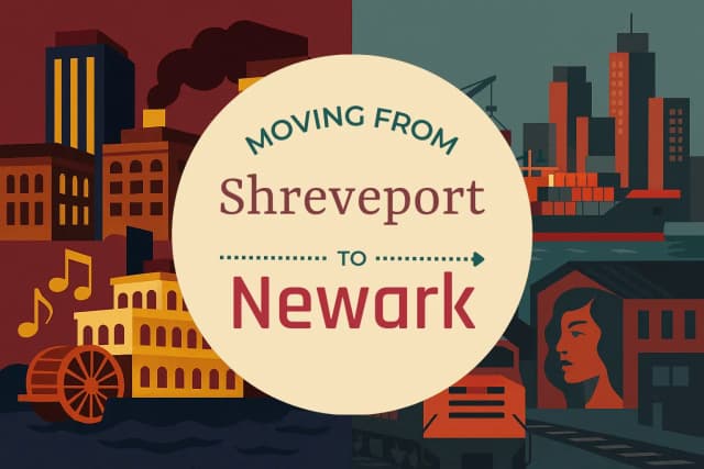 Moving from Shreveport to Newark