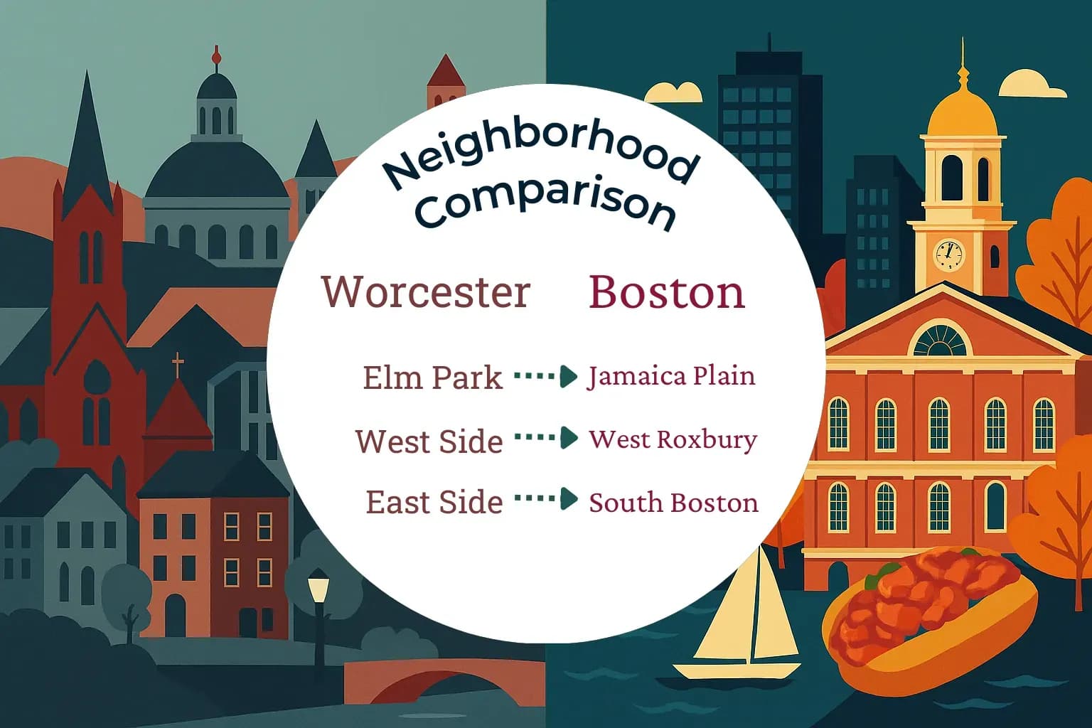 Worcester vs Boston Neighborhood Comparison