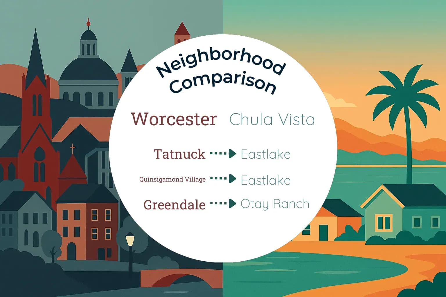 Worcester vs Chula Vista Neighborhood Comparison